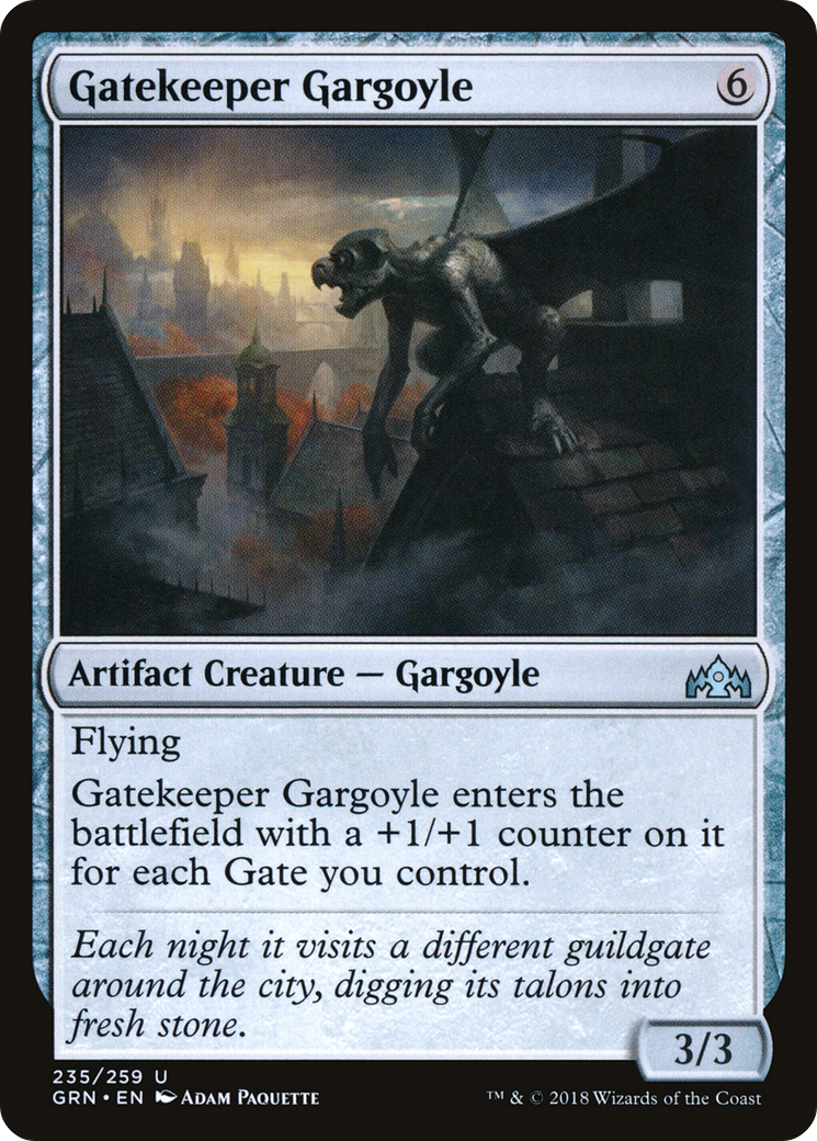 Gatekeeper Gargoyle (235) Foil - Guilds of Ravnica