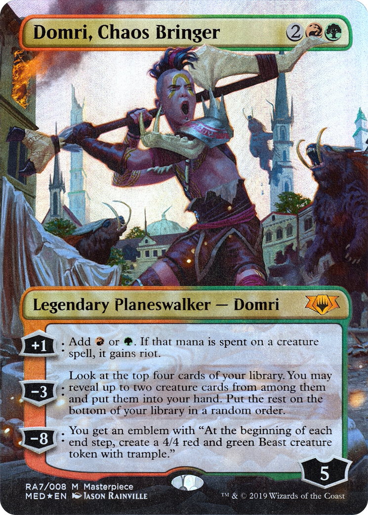 Domri, Chaos Bringer (RA7) Foil - Mythic Edition