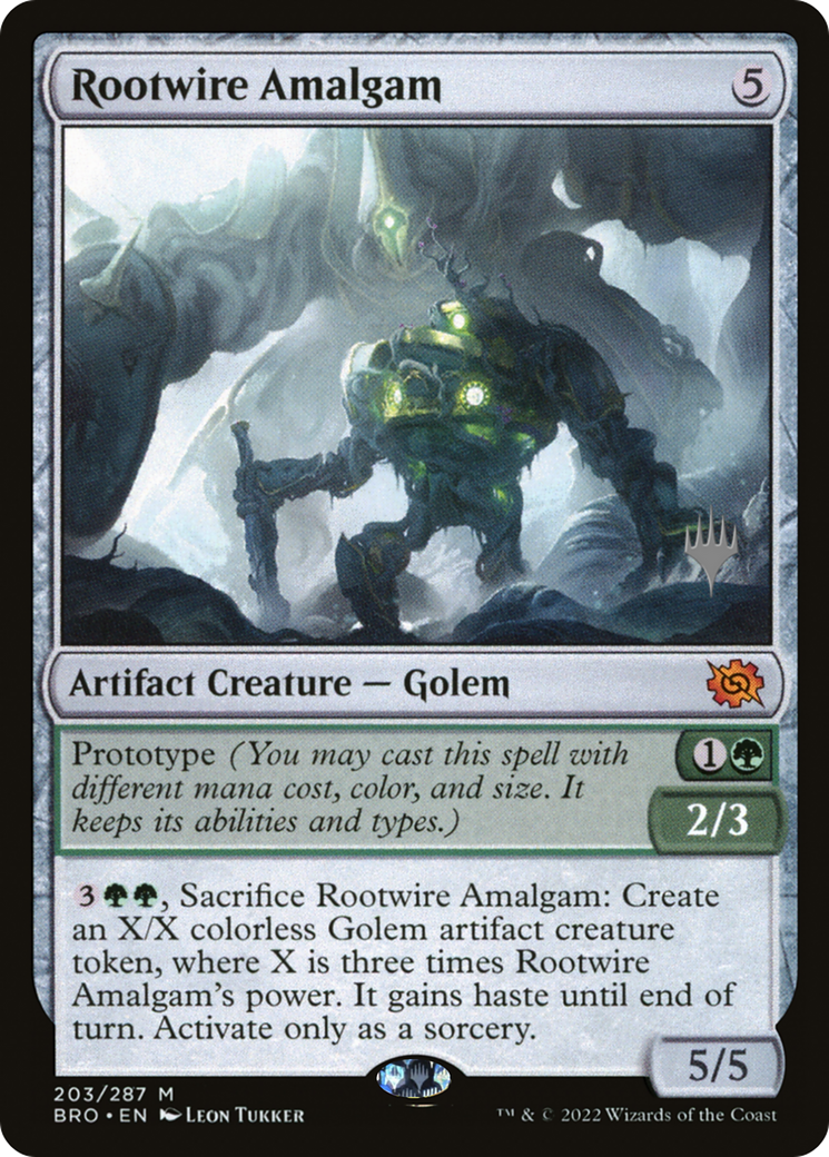 Rootwire Amalgam (203) Foil - The Brothers' War Promos