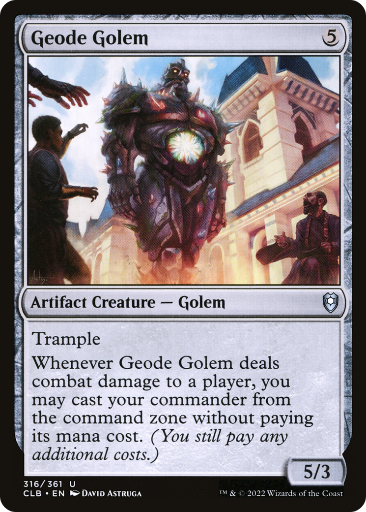 Geode Golem (316) - Commander Legends: Battle for Baldur's Gate