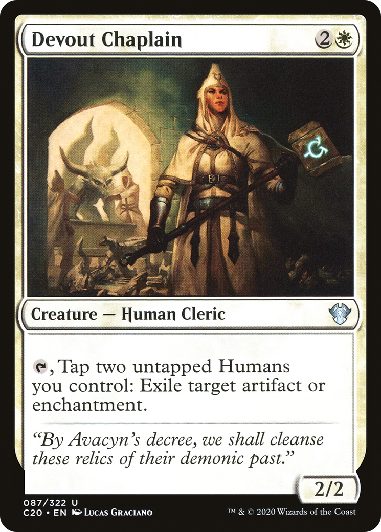 Devout Chaplain (087) - Commander 2020