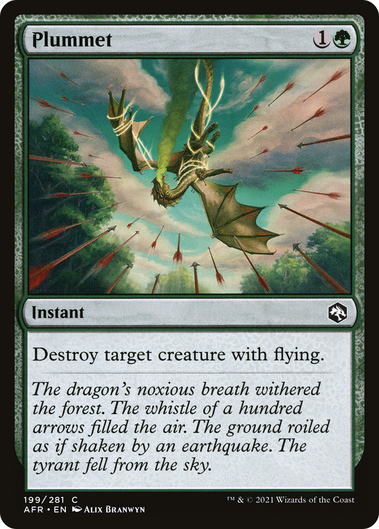Plummet (199) Foil - Adventures in the Forgotten Realms