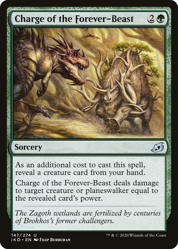 Charge of the Forever-Beast (147) - Ikoria: Lair of Behemoths