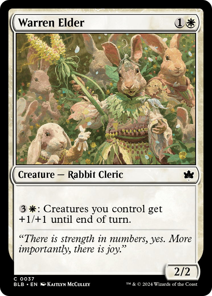 Warren Elder (037) - Bloomburrow