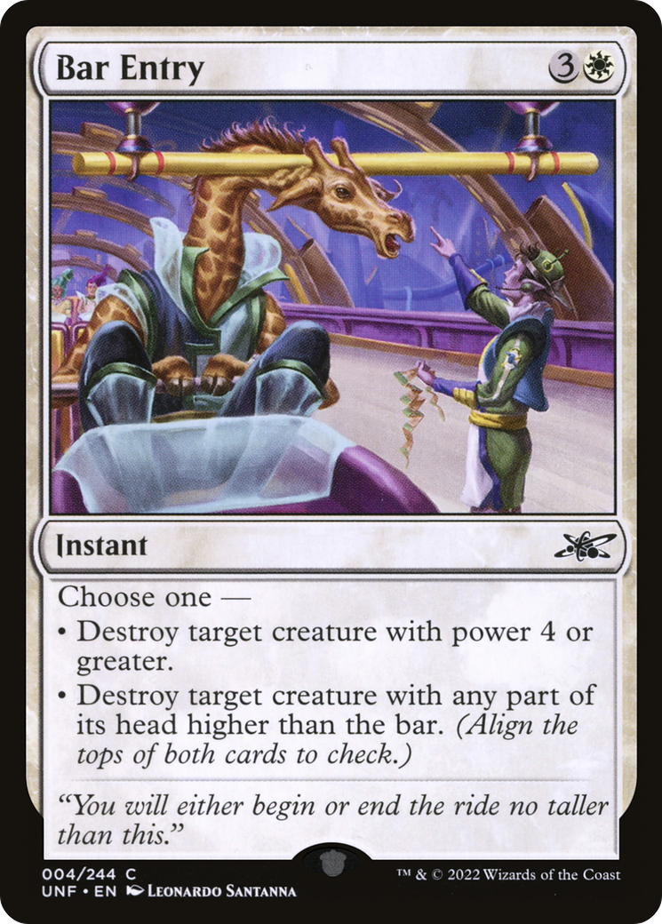 Bar Entry (004) Foil - Unfinity