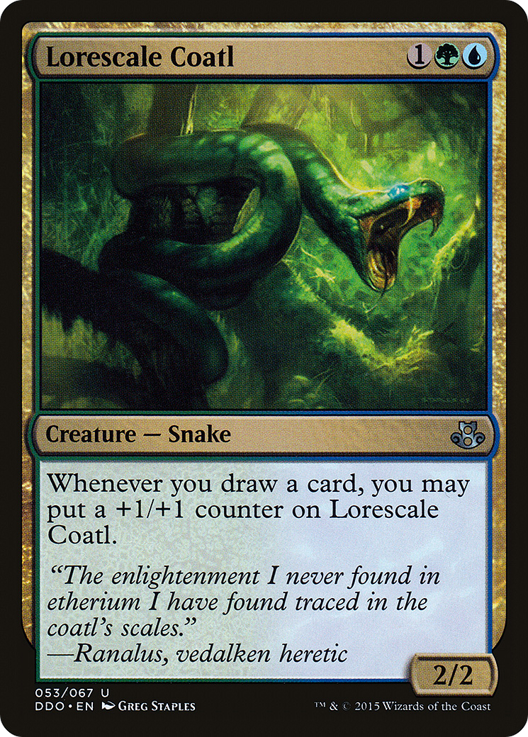 Lorescale Coatl (053) - Duel Decks: Elspeth vs. Kiora