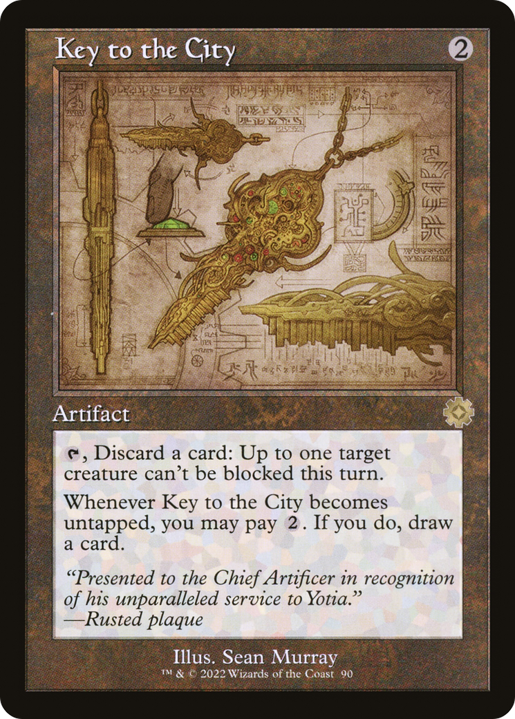 Key to the City (Schematic) (Retro) (090) Foil - The Brothers' War Retro Artifacts