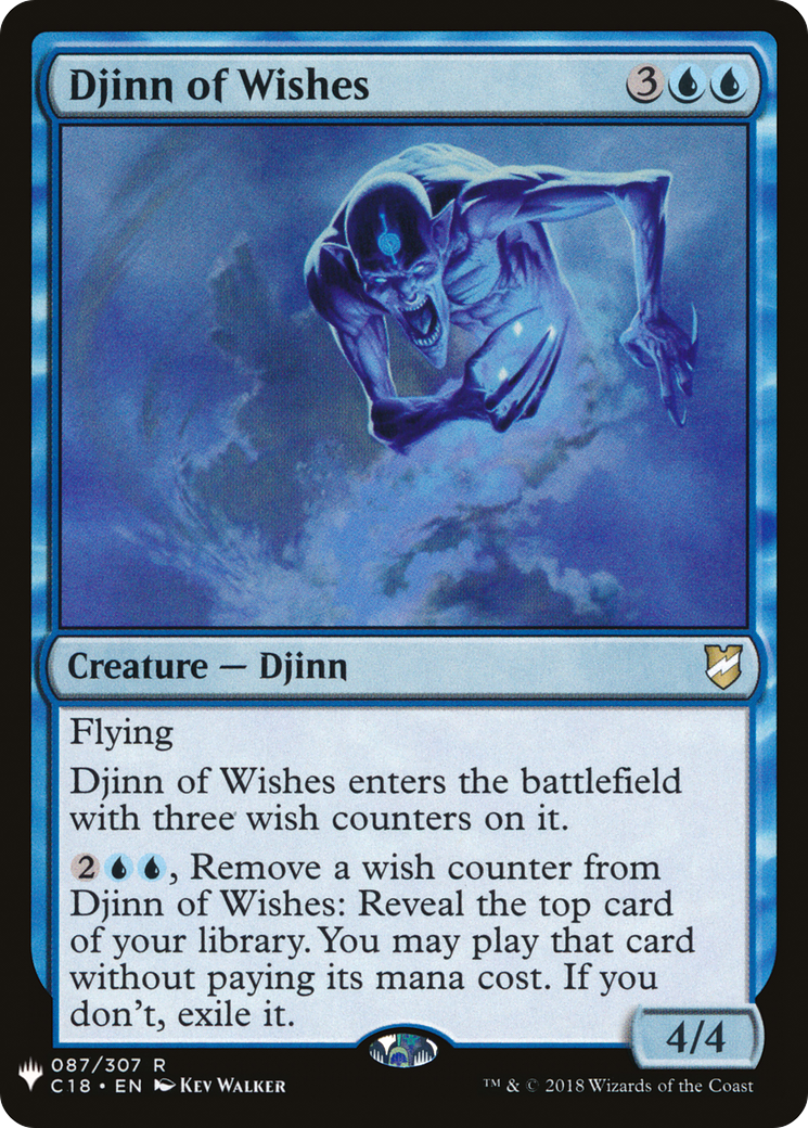 Djinn of Wishes (C18-87) - The List