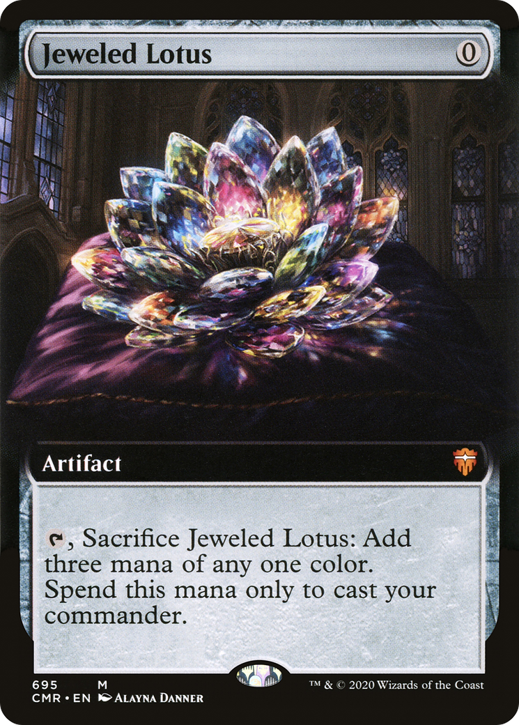 Jeweled Lotus (Extended Art) (695) Foil - Commander Legends
