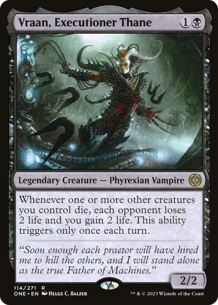 Vraan, Executioner Thane (114) - Phyrexia: All Will Be One