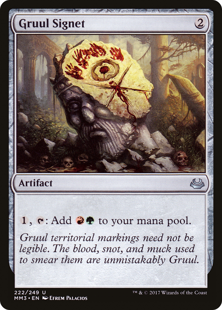 Gruul Signet (222) Foil - Modern Masters 2017