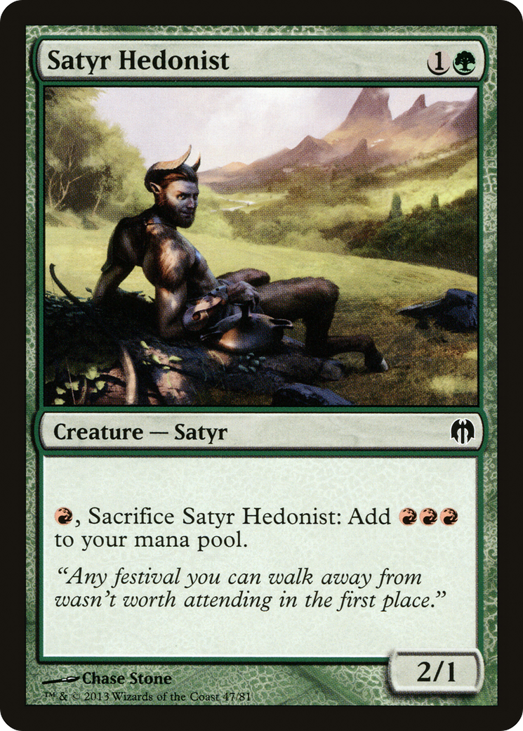 Satyr Hedonist (047) - Duel Decks: Heroes vs. Monsters