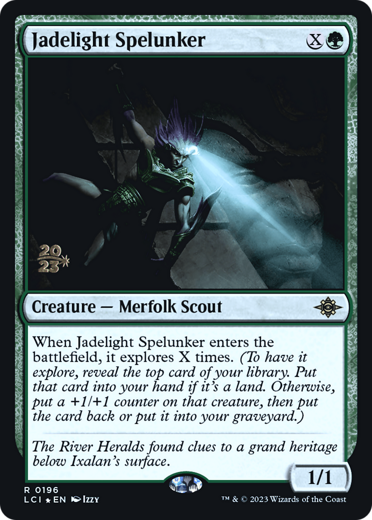Jadelight Spelunker (196) Foil - The Lost Caverns of Ixalan Promos
