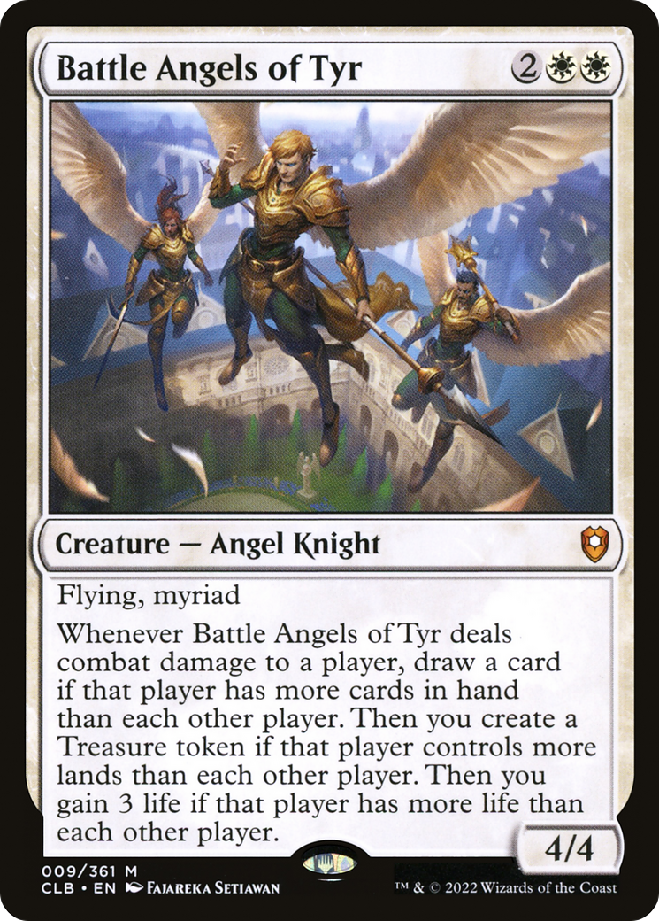 Battle Angels of Tyr (009) Foil - Commander Legends: Battle for Baldur's Gate