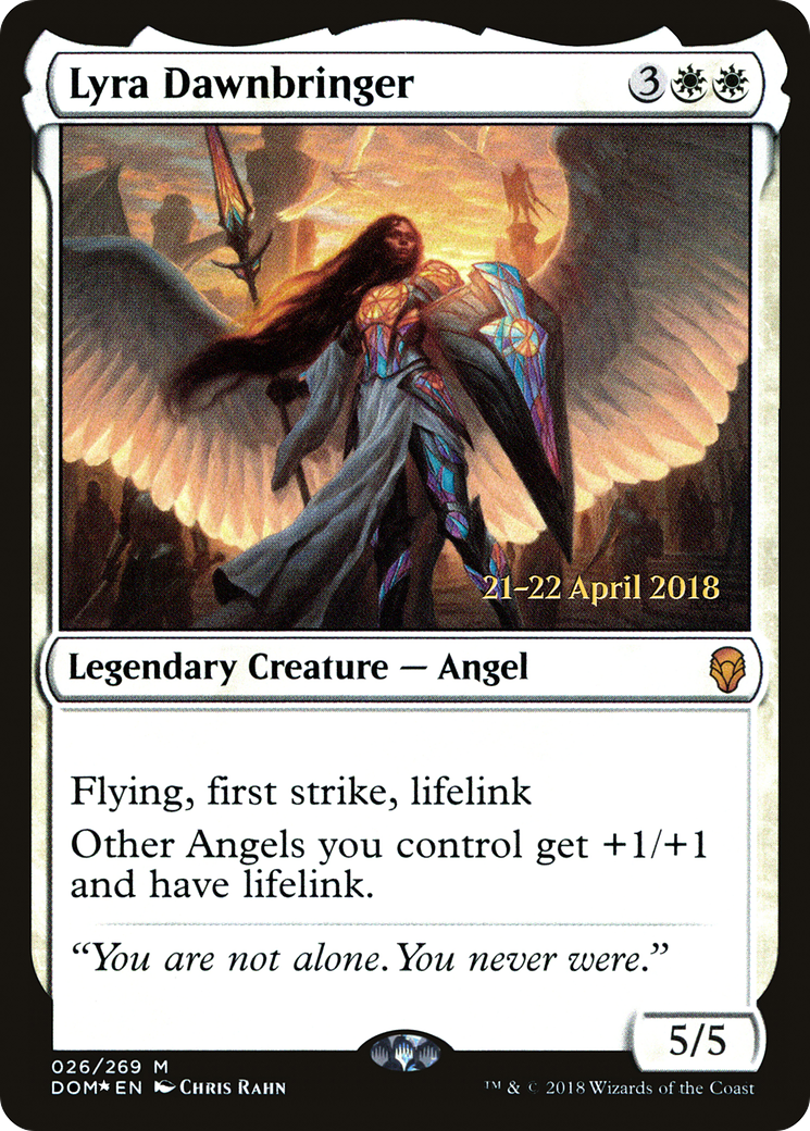 Lyra Dawnbringer (26s) Foil - Dominaria Promos