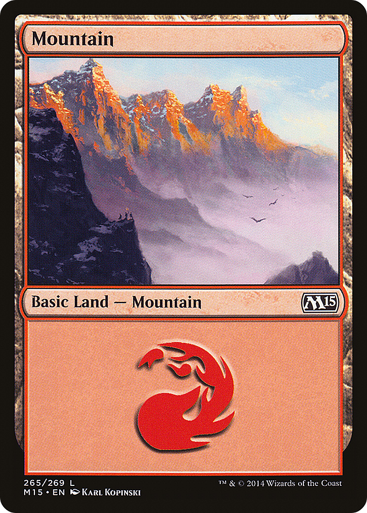 Mountain (265) Foil - Magic 2015