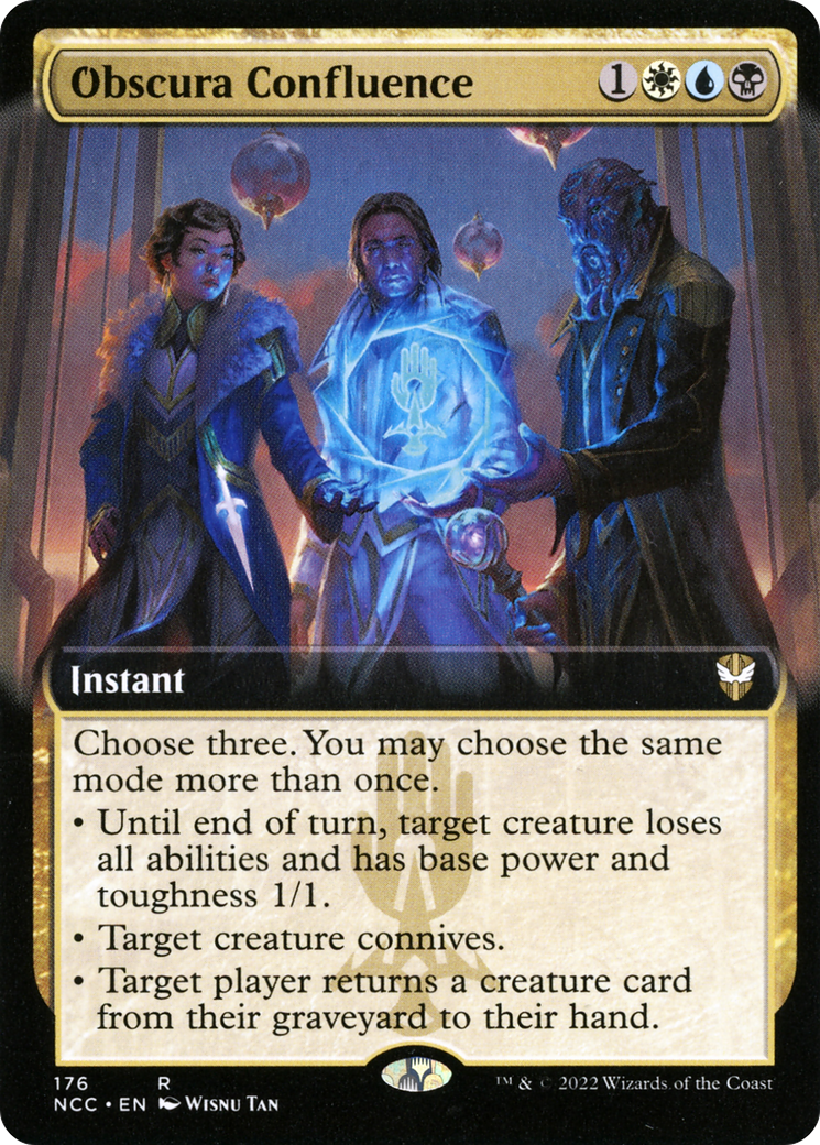 Obscura Confluence (Extended Art) (176) - New Capenna Commander