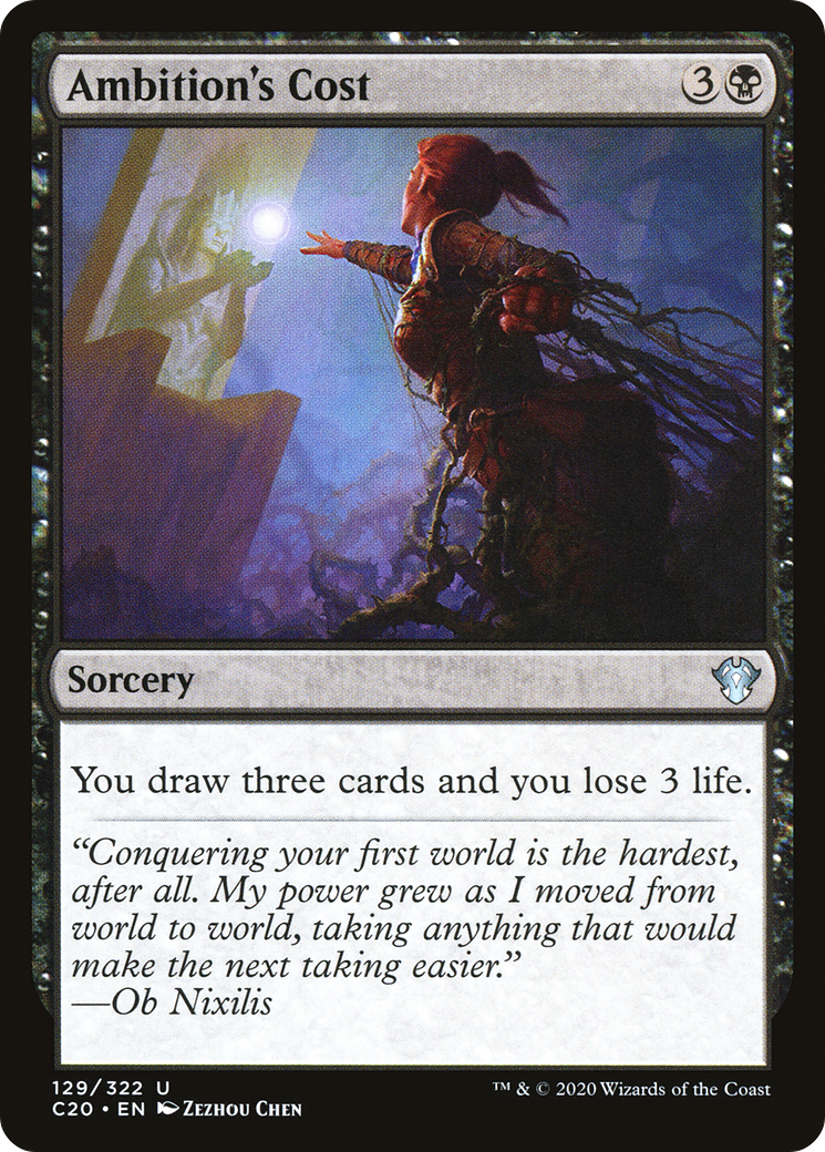 Ambition's Cost (129) - Commander 2020