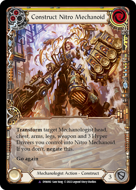 Construct Nitro Mechanoid // Nitro Mechanoid (Marvel) (DYN092) Cold Foil - Dynasty