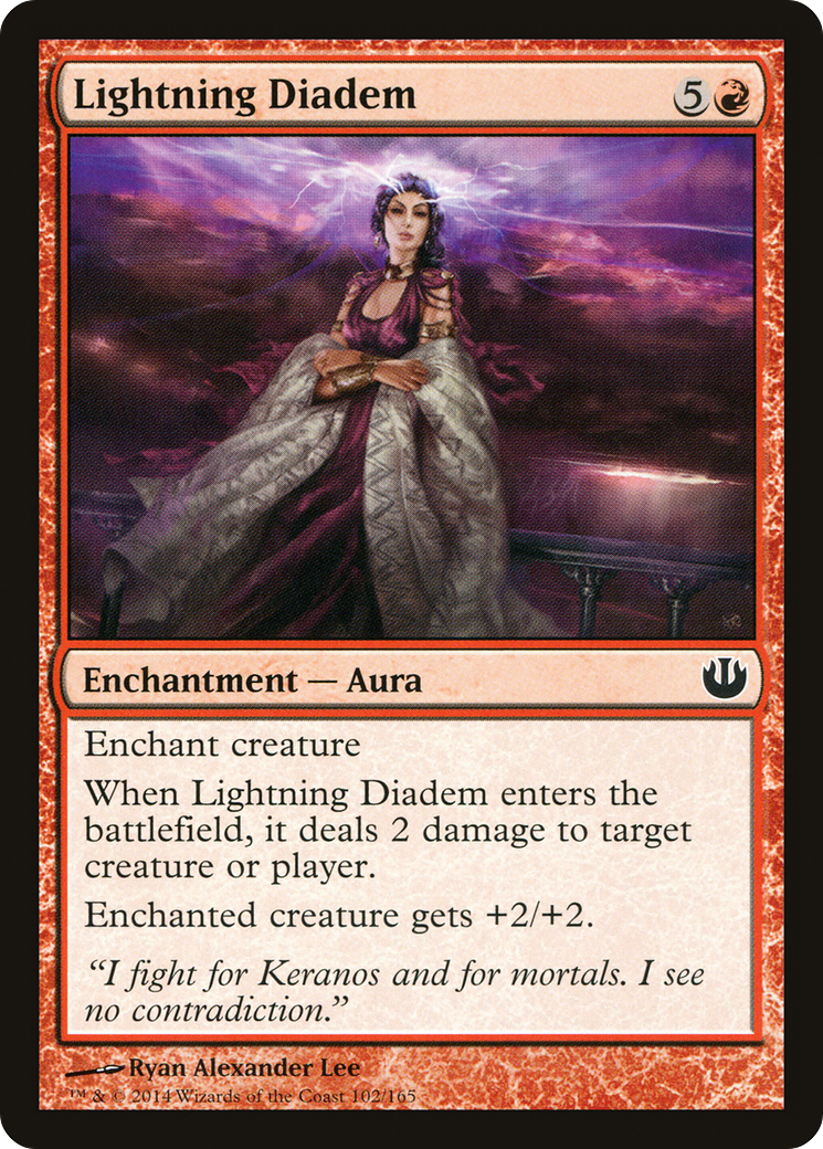 Lightning Diadem (102) Foil - Journey into Nyx