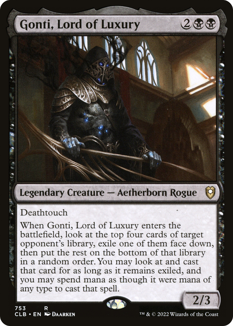 Gonti, Lord of Luxury (753) - Commander Legends: Battle for Baldur's Gate