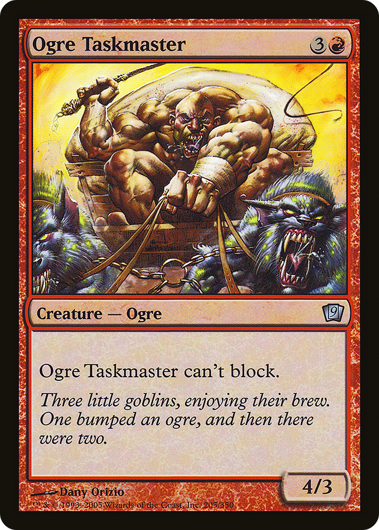 Ogre Taskmaster (205) - Ninth Edition