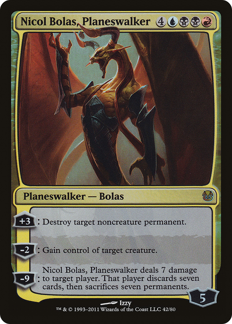 Nicol Bolas, Planeswalker (042) Foil - Duel Decks: Ajani vs. Nicol Bolas