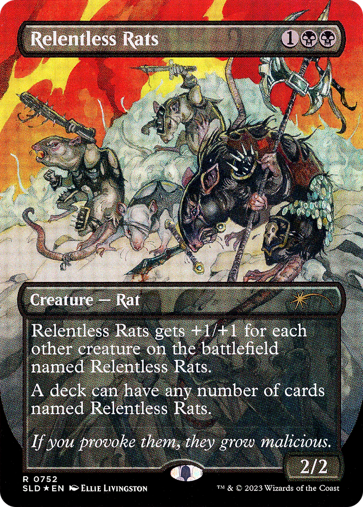Relentless Rats (752) Foil - Secret Lair Drop