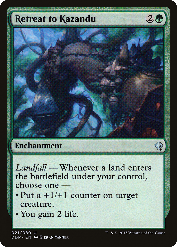 Retreat to Kazandu (021) - Duel Decks: Zendikar vs. Eldrazi