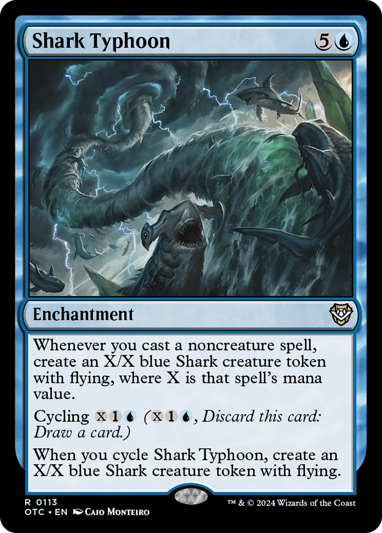 Shark Typhoon (113) - Outlaws of Thunder Junction Commander