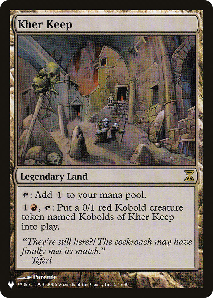 Kher Keep (TSP-275) - The List