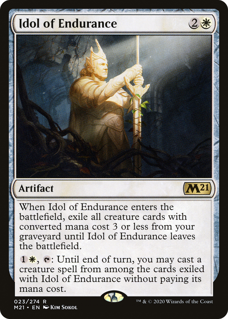 Idol of Endurance (023) Foil - Core Set 2021
