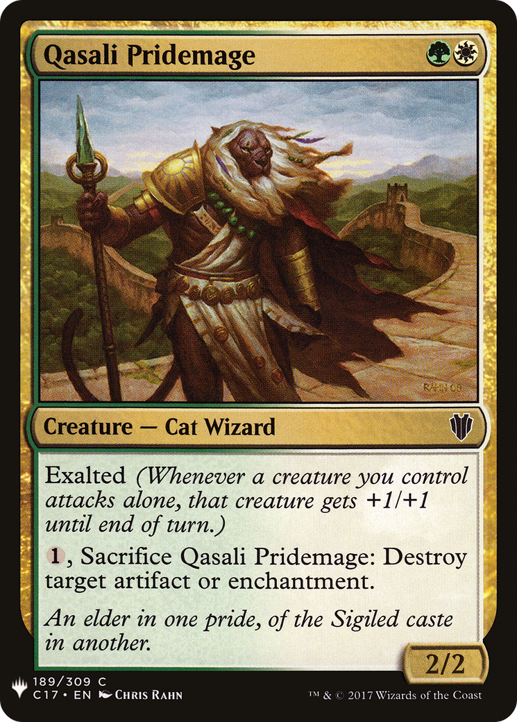 Qasali Pridemage (C17-189) - The List