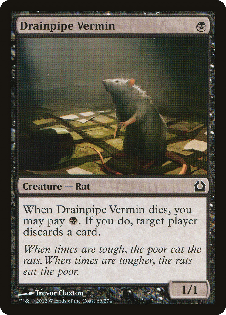 Drainpipe Vermin (066) Foil - Return to Ravnica