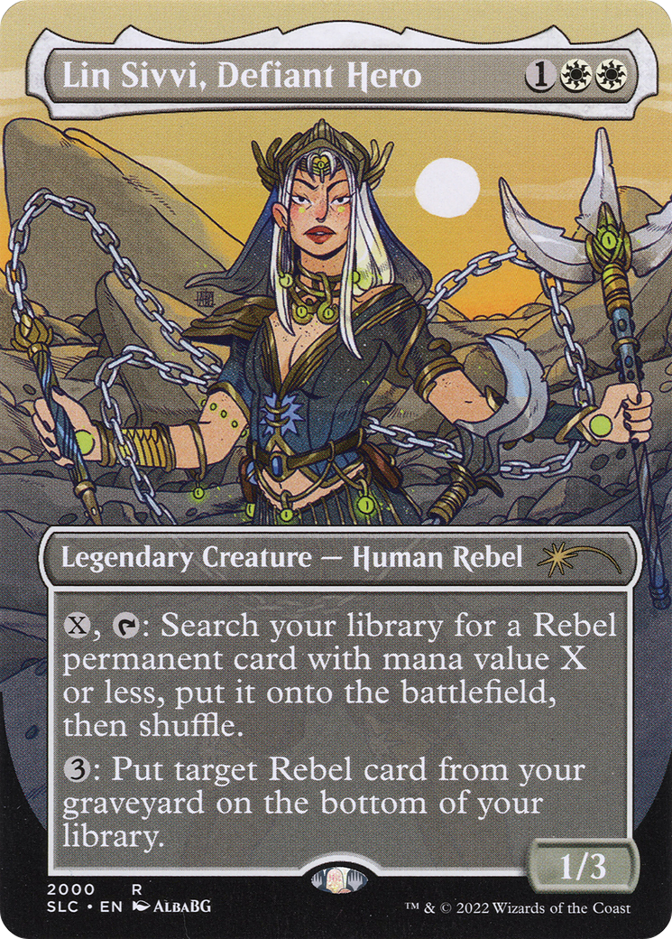 Lin Sivvi, Defiant Hero (2000) Foil - Secret Lair Countdown Kit