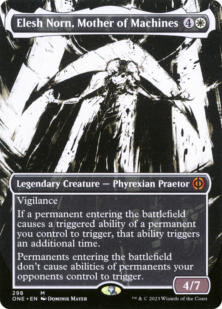 Elesh Norn, Mother of Machines (Showcase) (298) Foil - Phyrexia: All Will Be One