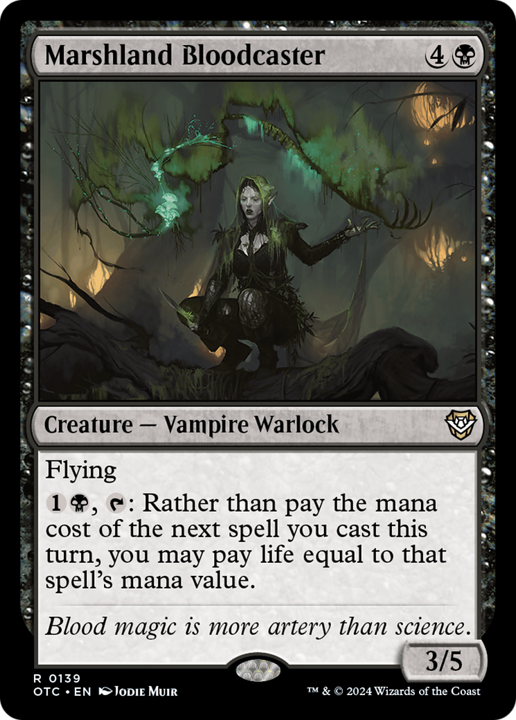 Marshland Bloodcaster (139) - Outlaws of Thunder Junction Commander