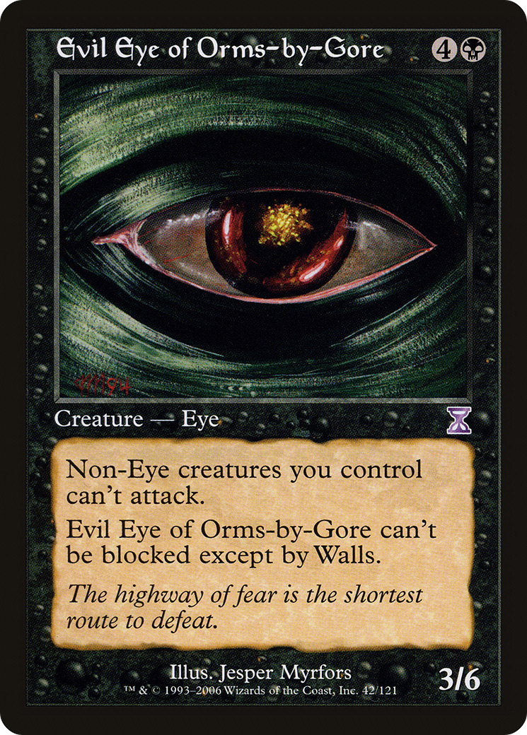 Evil Eye of Orms-by-Gore (Retro) (042) Foil - Time Spiral Timeshifted