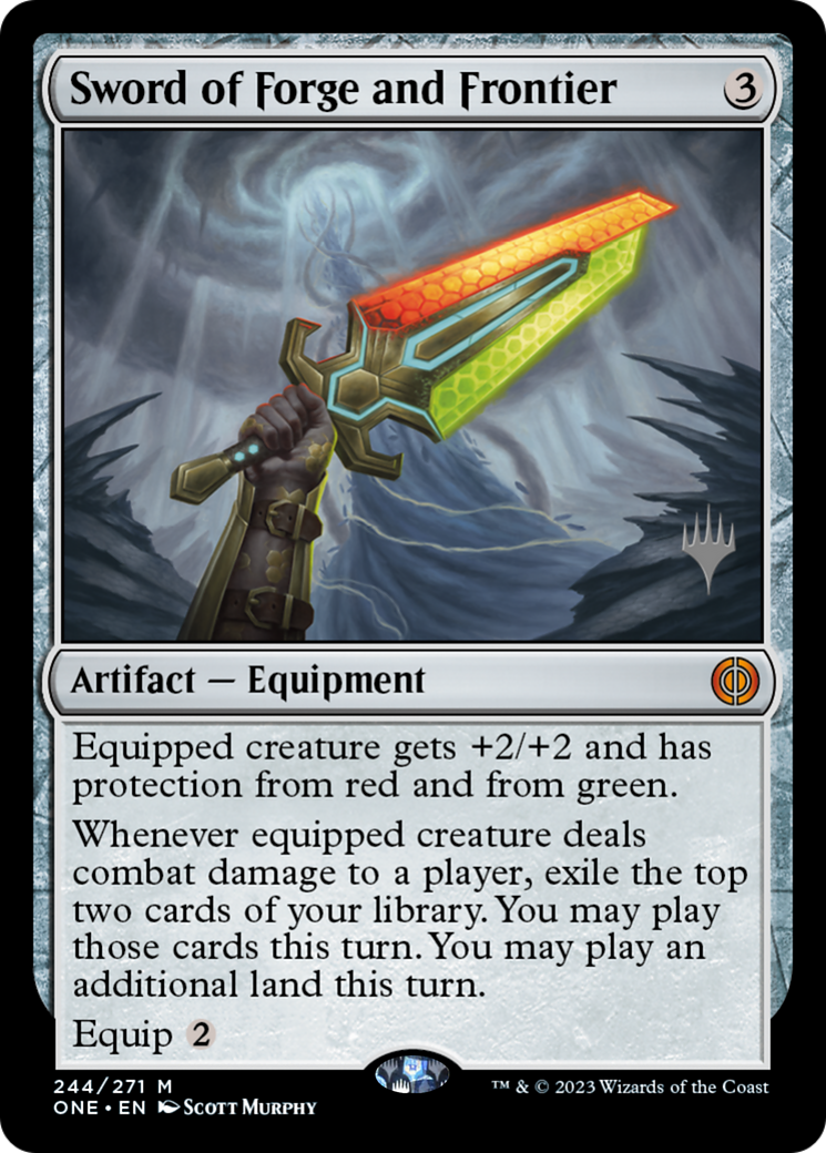 Sword of Forge and Frontier (244) Foil - Phyrexia: All Will Be One Promos