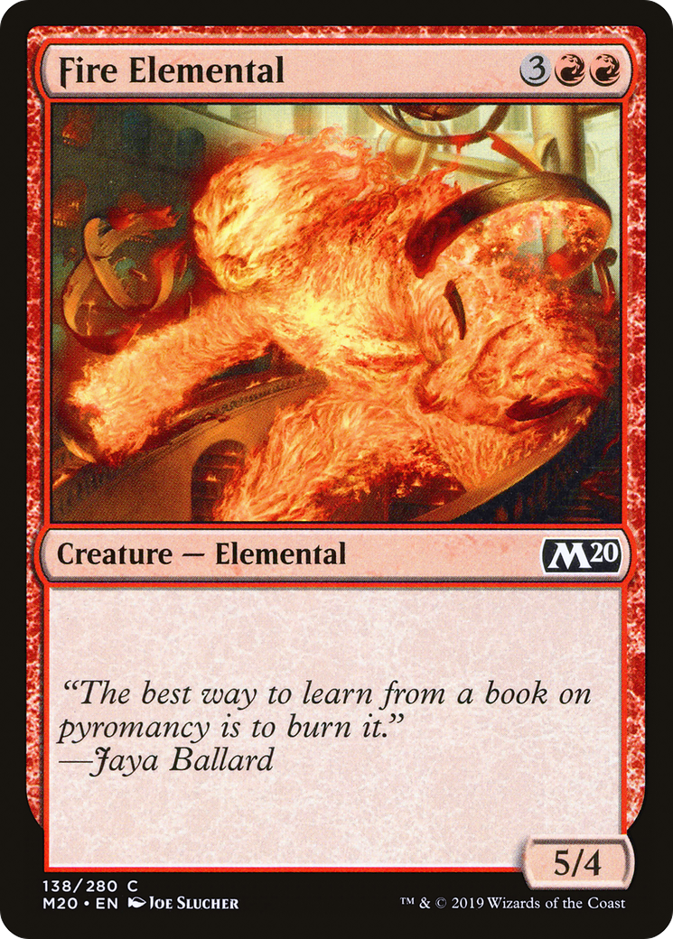 Fire Elemental (138) - Core Set 2020