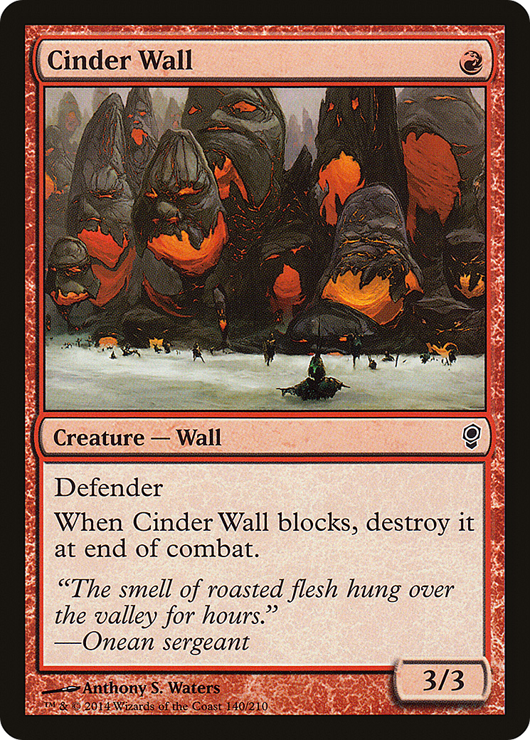 Cinder Wall (140) - Conspiracy