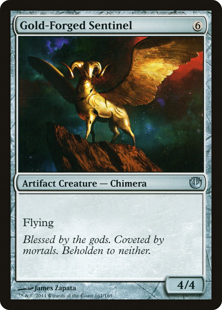 Gold-Forged Sentinel (161) Foil - Journey into Nyx