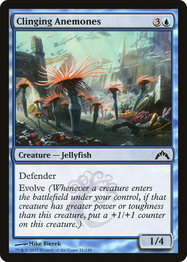 Clinging Anemones (031) Foil - Gatecrash