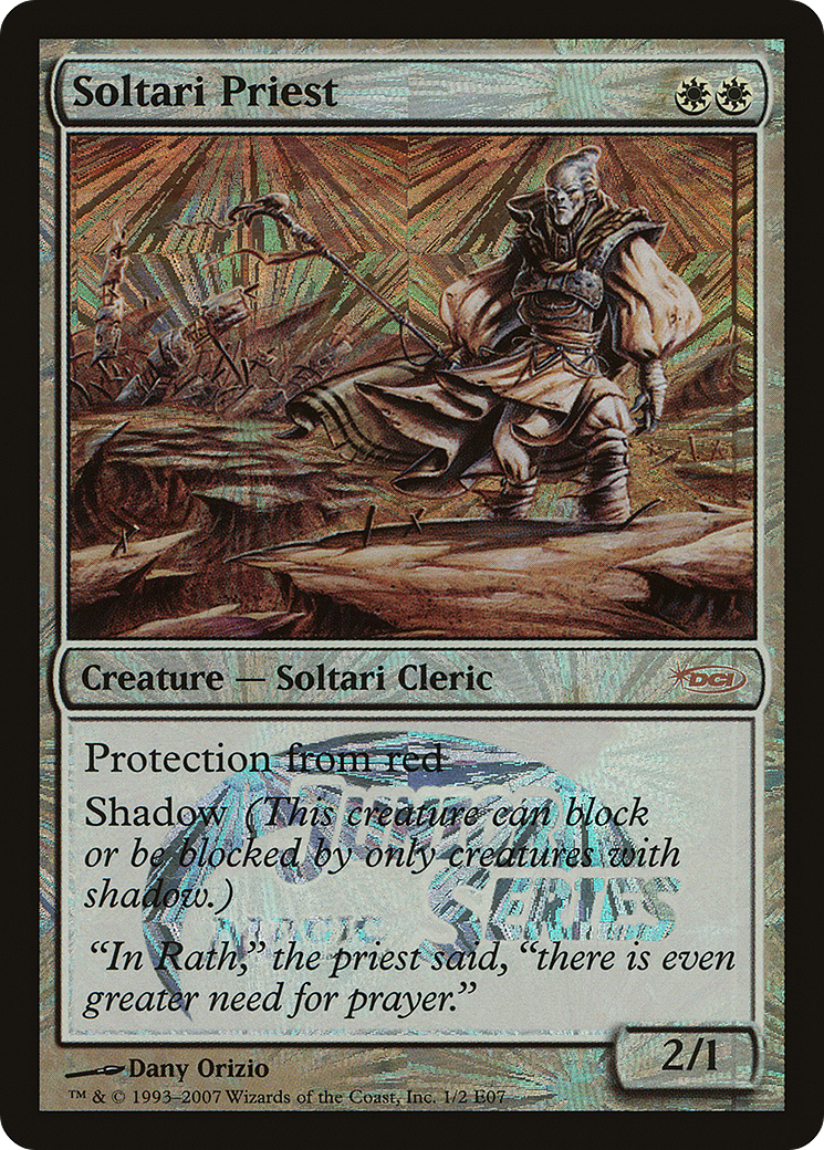 Soltari Priest (1E07) Foil - Junior Series Europe