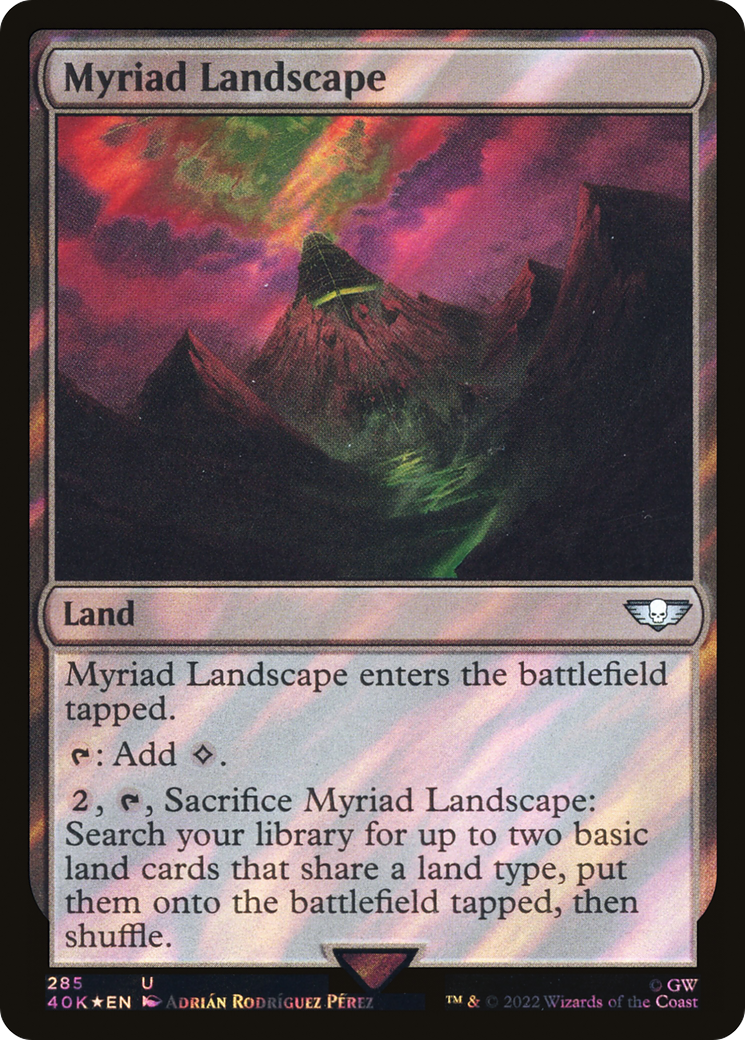 Myriad Landscape (285) Surge Foil - Warhammer 40,000 Commander
