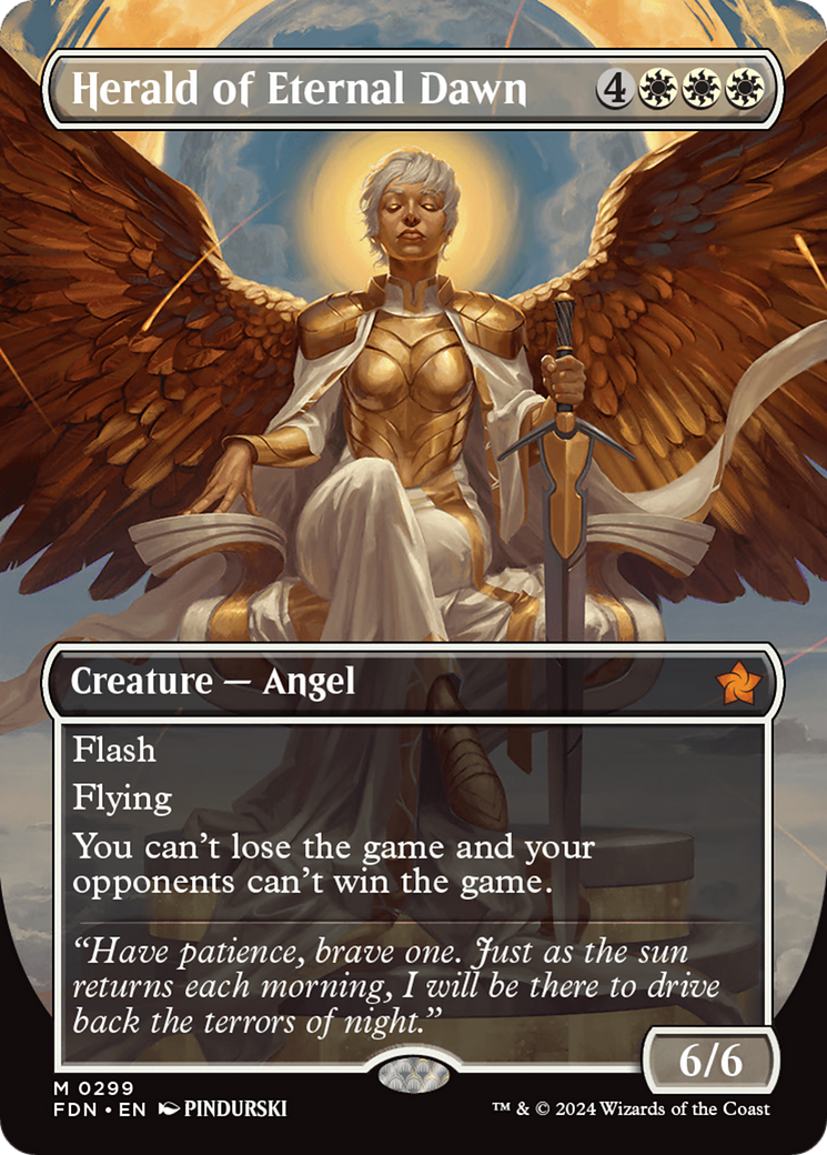 Herald of Eternal Dawn (Borderless) (299) - Foundations