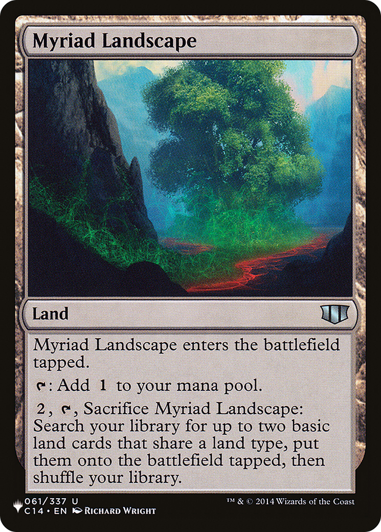 Myriad Landscape (C14-61) - The List