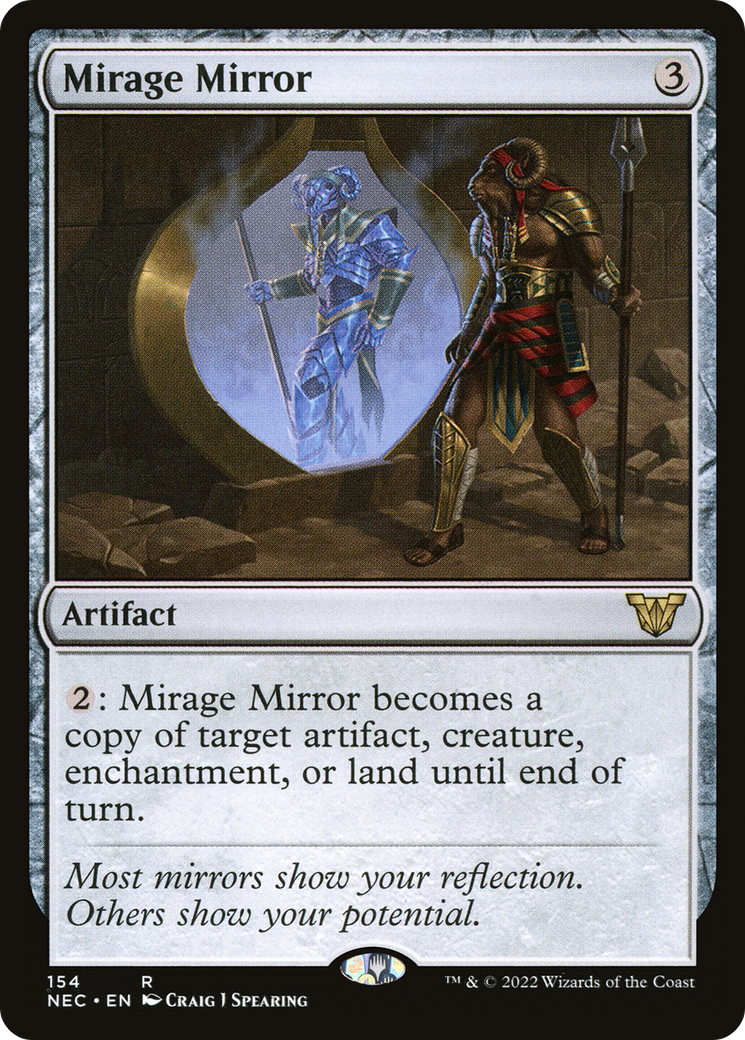 Mirage Mirror (154) - Neon Dynasty Commander