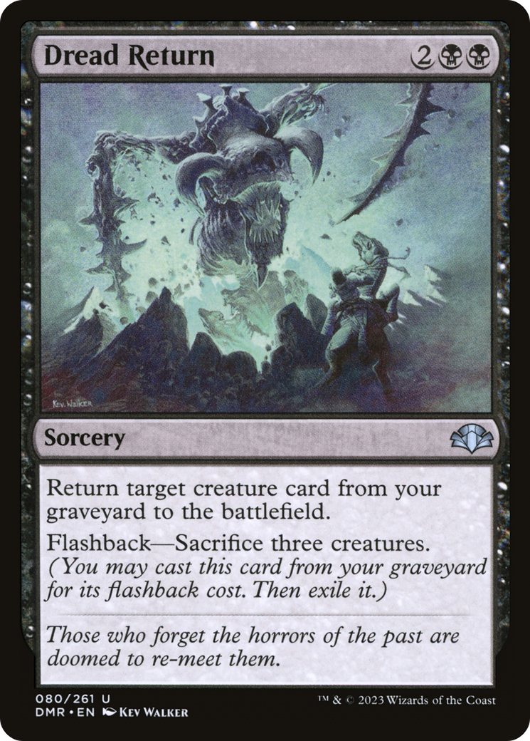 Dread Return (080) Foil - Dominaria Remastered
