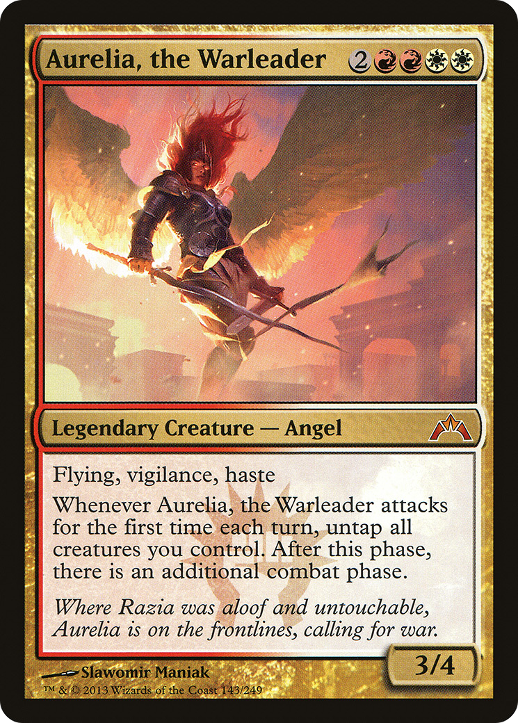 Aurelia, the Warleader (143) Foil - Gatecrash
